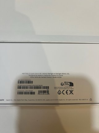 Apple Watch SE 3 40mm Gris Estelar