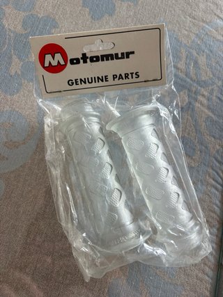 Puños Moto Motomur Off Road Beige