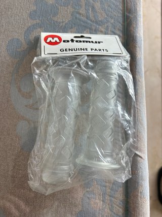 Puños Moto Motomur Off Road Beige
