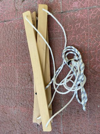 Estructura de madera para cabaña de juego infantil