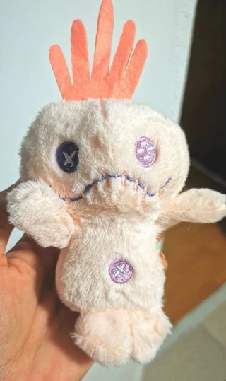 Peluche Stitch Rosa con Muñeco