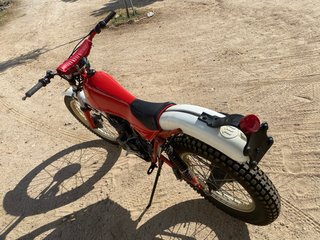 Montesa 349 Trial Roja y Blanca