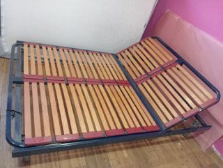 Somier articulado manual 135x190 cm – 6 posiciones