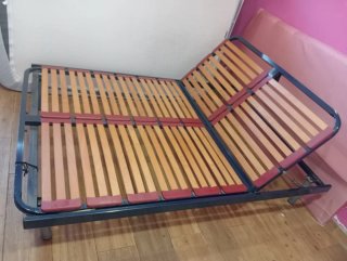 Somier articulado manual 135x190 cm – 6 posiciones