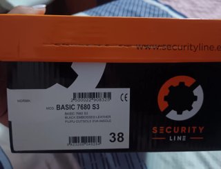 Zapatos de Seguridad Segurity Line 38!!!