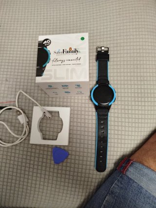 Reloj SaveFamily SLIM 4G Negro/Azul