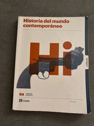 Historia del mundo contemporáneo, Hi Bachillerato