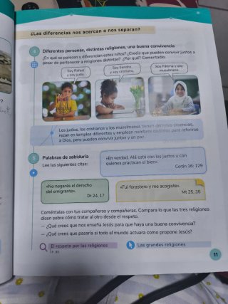 Religión católica 4, Primaria, Enlazados
