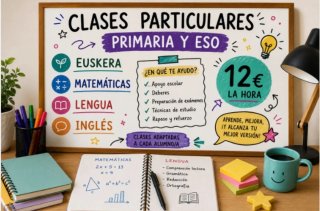 Clases particulares para niños/as de Primaria/ESO