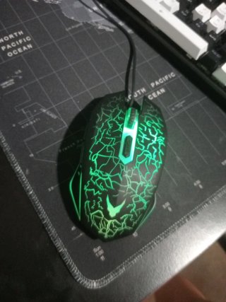 Raton con aspecto gaming para trabajo