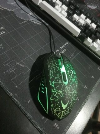 Raton con aspecto gaming para trabajo