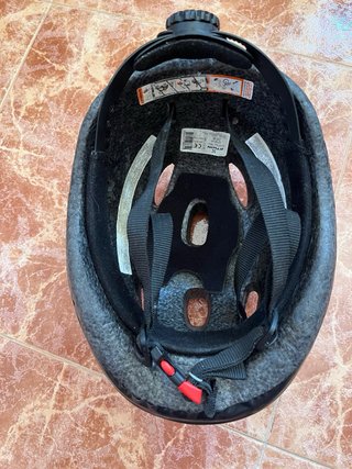 Casco infantil rojo