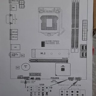 Placa base Qiyida B75