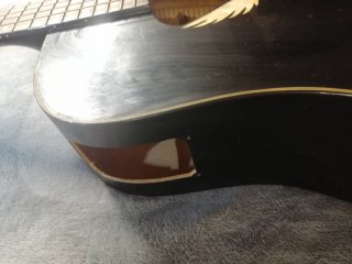 Guitarra Dean Electroacústica Negra
