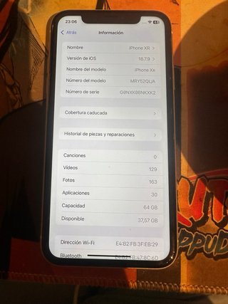 iPhone XR 64GB Blanco  **Con garantía**