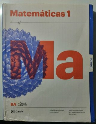 Matemáticas 1 BA : Código Abierto