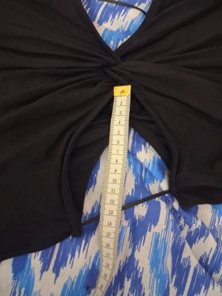 Vestito H&M nero cut-out con nodo
