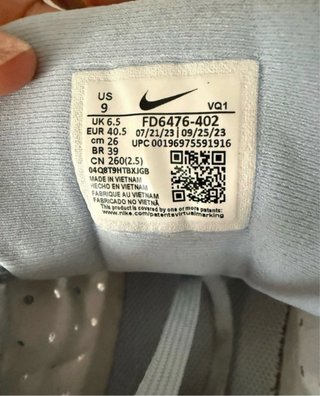 Deportivas Nike Azules y Blancas