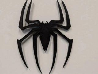 Figura Araña Spiderman Negra