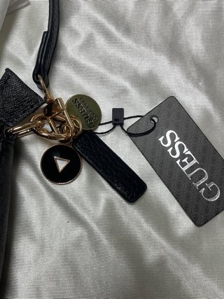 Borsa Guess monogram nera e grigia