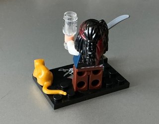Minifigure Jack Sparrow Pirati Caraibi comp LEGO