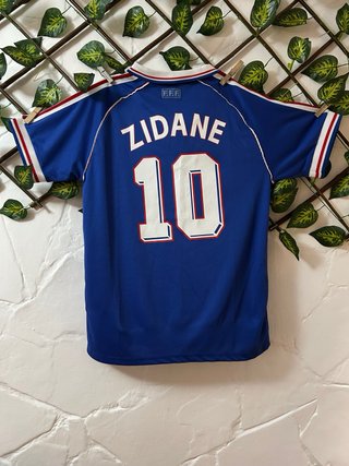 Camiseta Francia Mundial 98 Zinedine Zidane