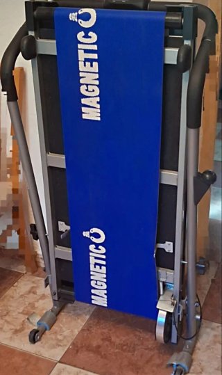 Cinta de andar magnética plegable