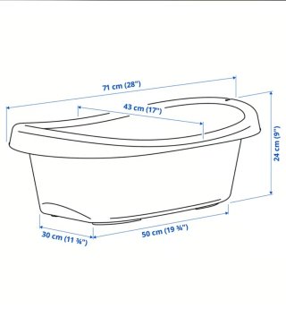 Bañera bebé Ikea