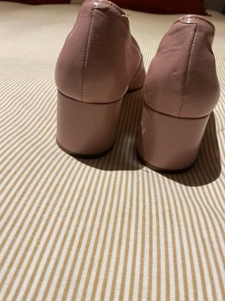 Zapatos salón Mango rosa claro talla 37