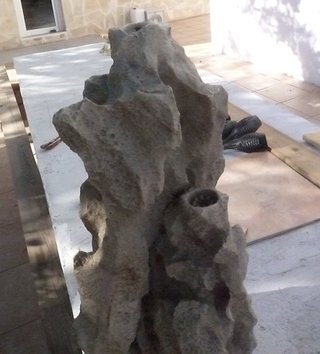 Fuente de imitación piedra para jardín