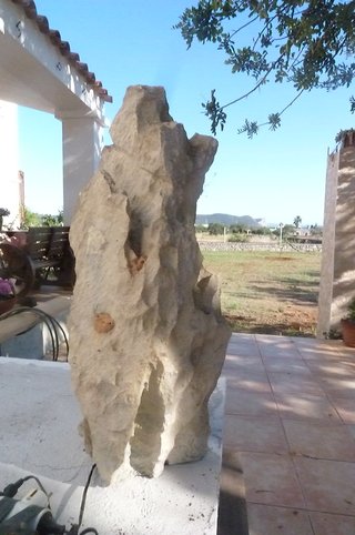 Fuente de imitación piedra para jardín