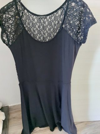 Abito in pizzo nero TG M/L