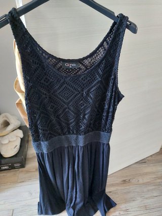 Abito in pizzo nero TG M/L