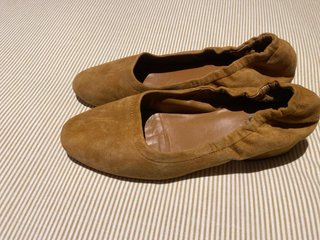 Zapatos Mango Ante Marrones Talla 37