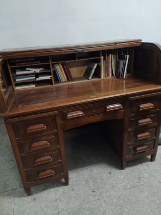 Mueble Buró Escritorio Nogal
