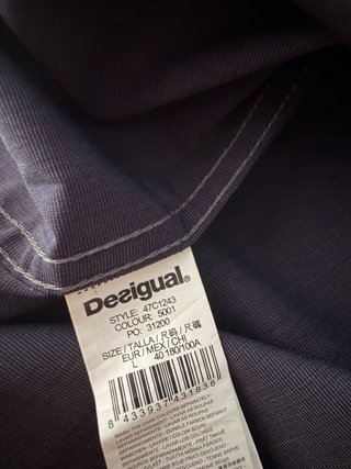 Camisa Desigual Patchwork Talla L Y2K