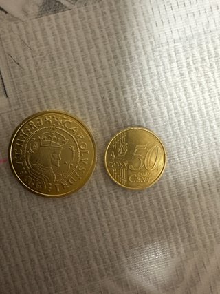Moneda Antigua Corona Escudo