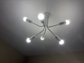 Lámpara de techo blanca Leroy Merlin