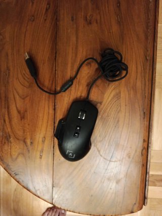 Ratón Gamer Negro.