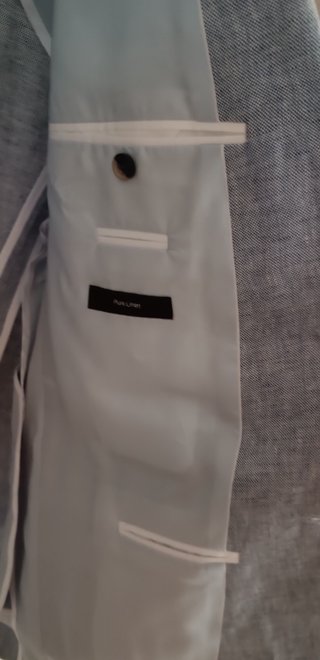 Americana / Chaqueta Hugo Boss, celeste. Talla 50.