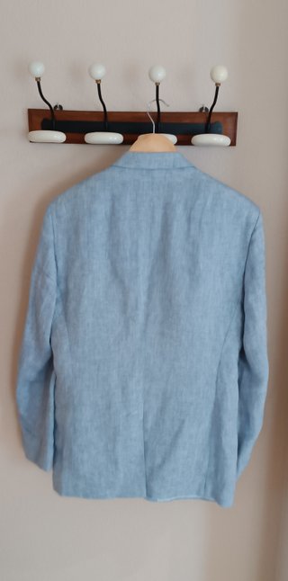 Americana / Chaqueta Hugo Boss, celeste. Talla 50.