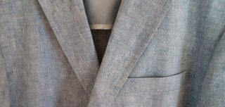 Americana / Chaqueta Hugo Boss, celeste. Talla 50.