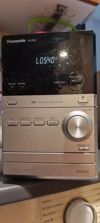 Equipo de música Panasonic SA-PMS