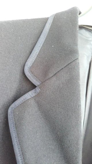 Giacca Blazer Sartoriale Blu Navy lana vintage M