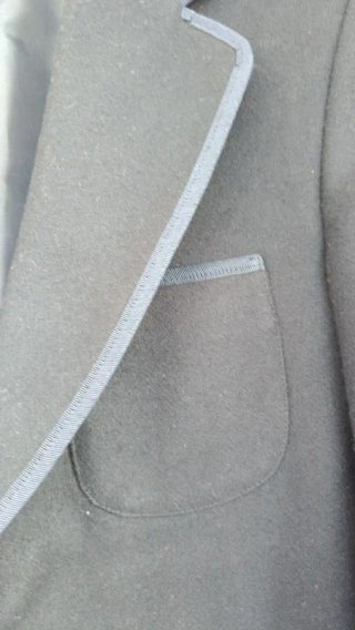 Giacca Blazer Sartoriale Blu Navy lana vintage M