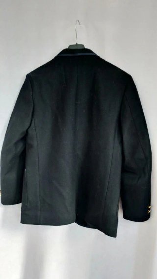 Giacca Blazer Sartoriale Blu Navy lana vintage M