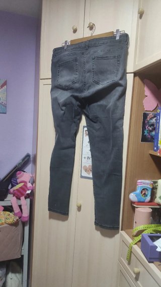 Pantalón Tex Carrefour Talla 46 Gris