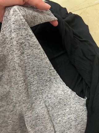 Jersey premamá y lactancia negro/gris