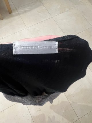 Jersey premamá y lactancia negro/gris