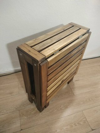 Mesa plegable madera exterior Ikea